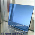 5mm manufacturer offer double coated blue colored mirror glass